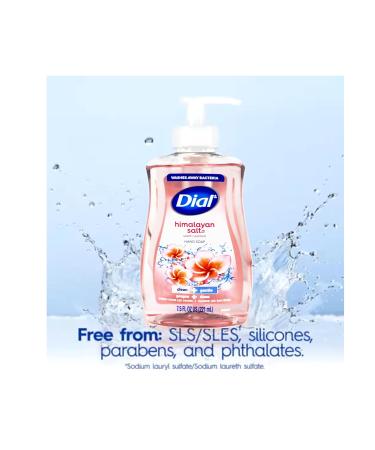 Dial Himalayan Pink Salt & Water Lily Hand Soap with Moisturizer 7.5 Oz (Pack of 6) - Buy Online on GoSupps.com