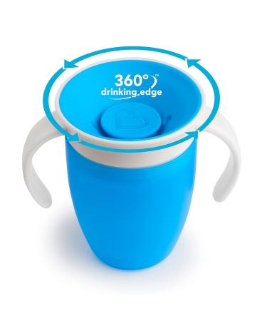 Munchkin Miracle 360 Drinking Cups & Cup Lid Bundle - 4-Pack Multi-Colored & Blue/Green for Babies & Toddlers | International Shipping Available - Buy Online on GoSupps.com