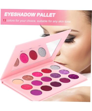 Didiseaon 15 Eyeshadow Compact Glitter Eyeshadow Colorful Eyeshadow Makeup Palette Eyeshadow Palette Purple - Buy Online on GoSupps.com