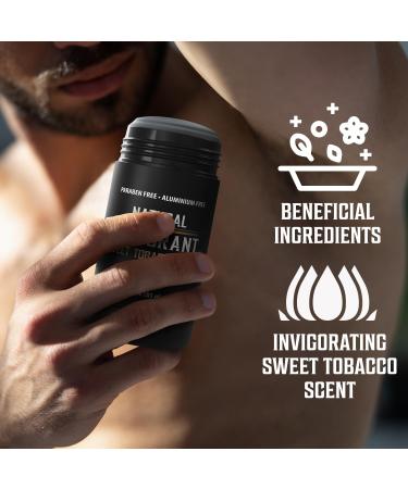 Viking Revolution Sweet Tobacco Deodorant for Men - Natural Deodorant for Men Charcoal Deodorant Men with Shea Butter Coconut Oil Baking Soda Beeswax - Mens Deodorant Aluminum Free (3oz) Sweet Tobacco 3 Ounce (Pack of 1) - Buy Online on GoSupps.com