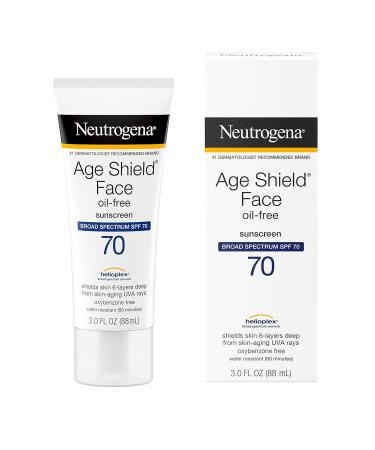 Neutrogena Age Shield Face Sunscreen Lotion SPF 70, 3 oz (Pack of 3) - Buy Online on GoSupps.com