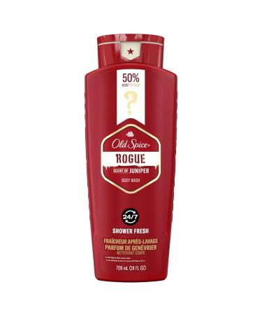 Old Spice Men's Body Wash Rogue Scent 709ml (24 fl. oz) Juniper 709 ml (Pack of 1)
