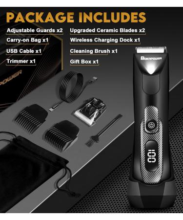 Buy Body Hair Trimmer for Men | Electric Personal Groin & Ball Groomer | Adjustable Razor for Mustache & Beard - Cordless & Easy to Use - Buy Online on GoSupps.com
