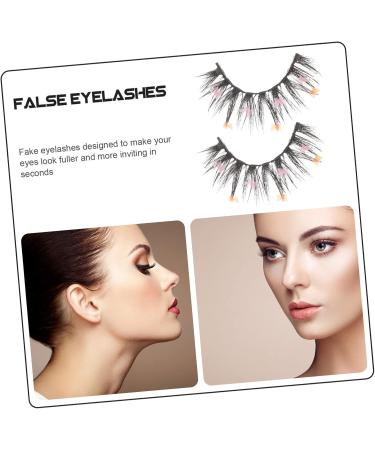 FRCOLOR 4 Pairs Sequin False Eyelashes Segmented False Eyelashes Sequins Fake Lash Natural False Soft Thick Lashes Artificial Eyelashes Handmade Eye Lashes Cosplay Decorate Chemical Fiber - Buy Online on GoSupps.com