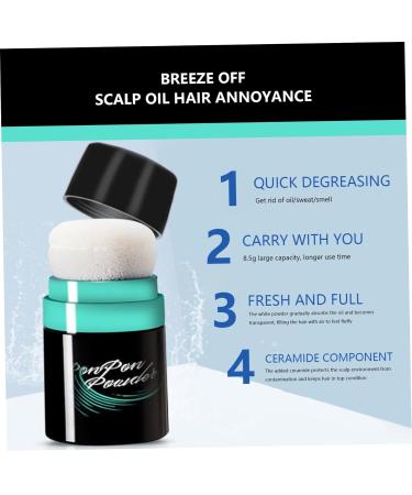 Buy Non-Aerosol Dry Shampoo Powder 8.5g - Water-Free Travel Hair Refreshing & Mattifying Powder for Women & Men - Buy Online on GoSupps.com