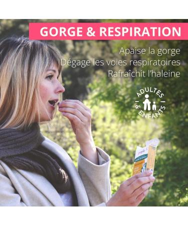 PROPOLIA - Propolis Honey & Eucalyptus gums - Soothes the throat clear the nose and freshens breath - Dietary supplement - 100% natural - Made in France - 45g - Buy Online on GoSupps.com