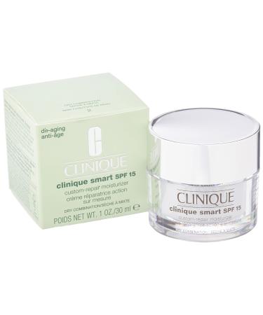 Clinique Smart Custom-repair SPF 15 Moisturizer for Women  Dry Combination Skin  1 Ounce Dry Combination Skin 1 Fl Oz (Pack of 1)