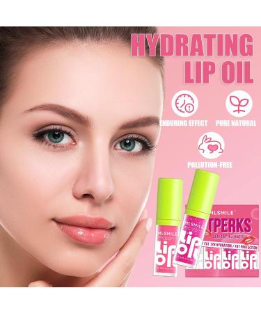 4 Colors Fat Lip Oil Set - Hydrating Lip Gloss & Plumper | Non-Sticky Long-Lasting Shine for Smooth Lips - Buy Online on GoSupps.com