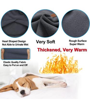 Shop Hualisiji Dog Sweater for Small Dogs | Warm Fleece Comfort for Chihuahuas & More - Size L Gray - Buy Online on GoSupps.com