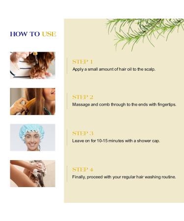 Rosemary Mint Hair Oil with Biotin | Nourishes Scalp Prevents Split Ends & Hair Loss | 2 FL OZ - Buy Online on GoSupps.com