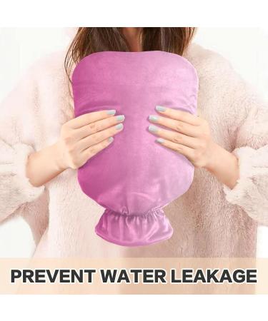 Purple Gradient Hot Water Bottle with Cover - 2L Pain Relief Heat Bottle for Muscle Injuries | International Shipping - Buy Online on GoSupps.com