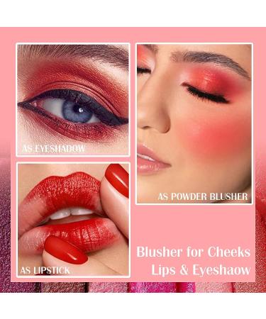 U-Shinein 3-in-1 Cream Blush Stick Kit - Long-Lasting Lip and Cheek Tint - Waterproof Multi-Use Makeup Stick - Natural Matte Finish - Hydrating Formula - Color 01 - Buy Online on GoSupps.com