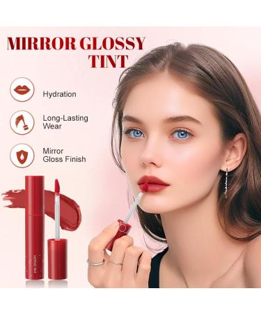 Nbzsmlkn Mirror Gloss Lip Gloss Moisturizing Mirror Liquid Lipstick Long Lasting Waterproof Lip Tint Nonstick Cup Shiny Finish Long Lasting Natural Makeup 12+13 - Buy Online on GoSupps.com