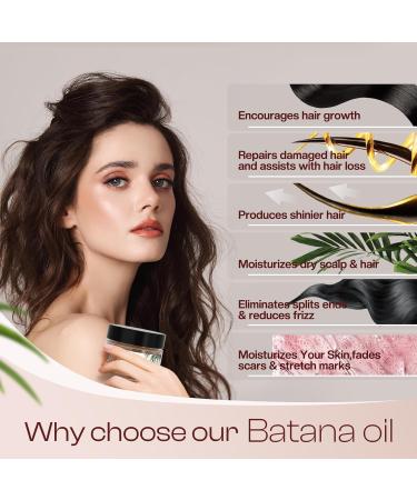 SADOWAY Batana Oil for Hair Growth Organic Oil to Prevent Hair Loss & Moisturize Scalp for Men & Women - International Shipping Available - Buy Online on GoSupps.com