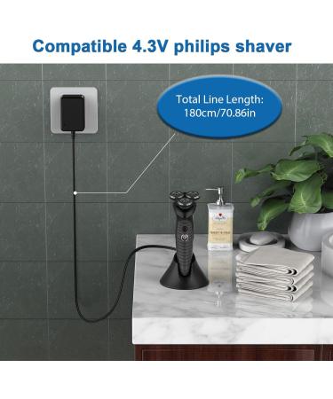 Buy OneBlade Charging Cable 4.3V for Philips QP2520 QP2620 MG3720 MG5730 BT3206 - International Shipping Available - Buy Online on GoSupps.com