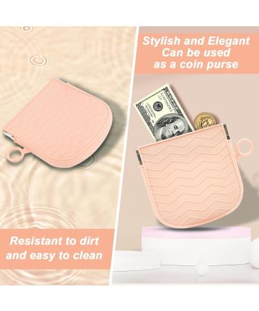 Silicone Retainer Case Portable Orthodontic Box with Vent Holes for Aligners Dentures & Mouth Guards | Slim Design for Travel Pink - Buy Online on GoSupps.com