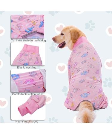 YeaPeeto One-Divider for Dogs Full Body Pajamas for Large & Medium Dogs | Relaxation Hair Loss Allergy Relief Wound Protection Anti-Lick Cone Alternative (4xL Elephant) - Buy Online on GoSupps.com