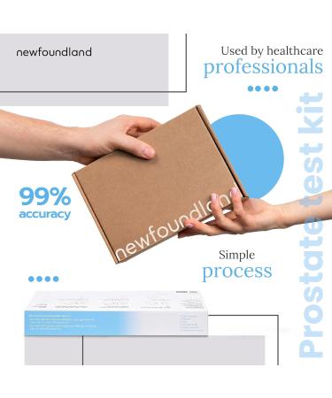 Newfoundland Prostate Test Kit - Rapid PSA Home Self-Test for Prostate Health - CE & MHRA Certified - Buy Online on GoSupps.com