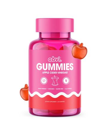 Obvi Gummies Apple Cider Vinegar  All Natural Dietary Supplement - 60 Gummies
