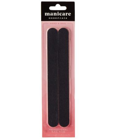 Manicare 2 Professional Nail Files - premium Black Nail Files for salon-quality nails | Shop Internationally - Buy Online on GoSupps.com