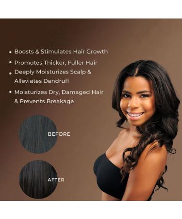 Sunny Isle Jamaican Black Castor Oil with Chebe Powder 2oz - Stronger, Longer Hair | All-Natural African Moisturizer for All Hair Types - Buy Online on GoSupps.com