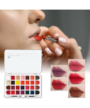  G n rique Make-up Palette Lip Makeup 28 Colours Blusher Lip Complexion for Women Teenagers Mature Skin - Buy Online on GoSupps.com
