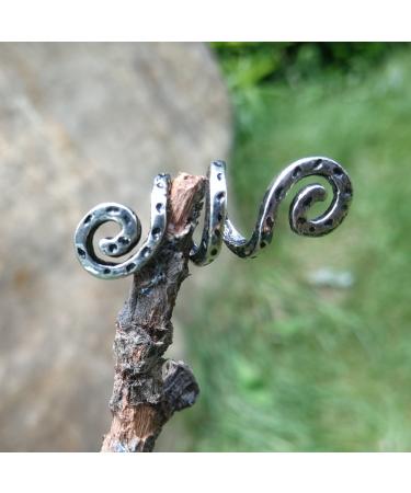 Spiral Antiqued Viking Hair Beads Set - Nordic Jewelry 4pcs - Beard and Dreadlock Accessories - Buy Online on GoSupps.com