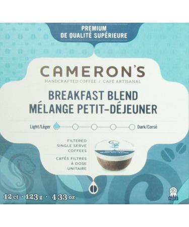 Cameron's Breakfast Blend 12 Count Single Serve Coffee - Buy Online on GoSupps.com