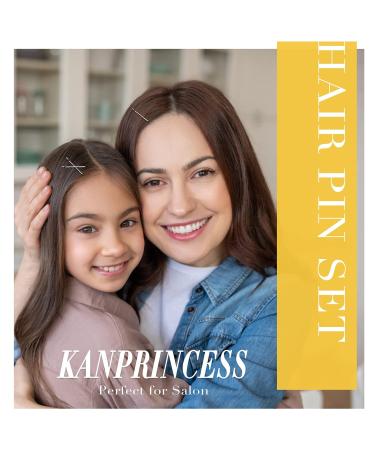 JIRIS Silver Bobby Pins 100 Count 2 Inches - Hairpins for Women, Girls & Kids - Invisible Wave Barrette Hair Clips with Storage Bag - Bulk Hair Accessories - Buy Online on GoSupps.com