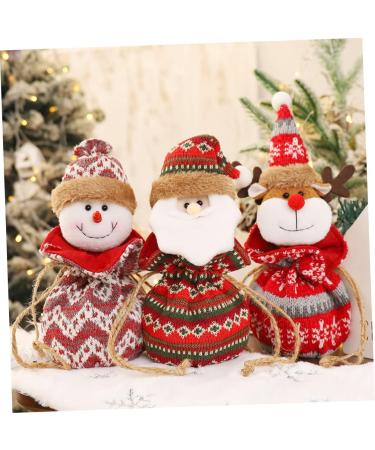 Healvian 3pcs Apple Bag Candy Bag Kids Candy Holiday Bag Christmas Wrapping Bag Storage Rack Snack - Buy Online on GoSupps.com