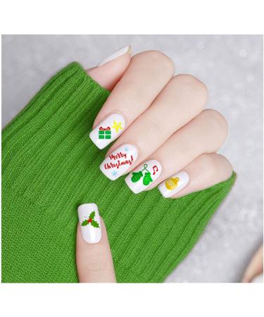 Howaf Christmas Nail Stamp Template - 10 PC Nail Art Stamping Plates & Stencils for Festive Nail Decorations - Buy Online on GoSupps.com