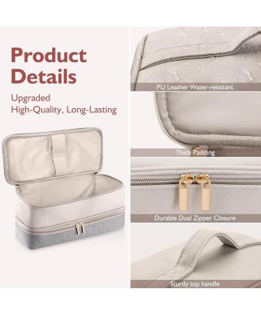 Hair Dryer Bag Dual Layer Hair Dryer Case Waterproof Zippered Blow Dryer Bag with Top Handle Portable 15.4x5.5x5.5in Hair Dryer Travel Bag Cosmetic Bags - Buy Online on GoSupps.com