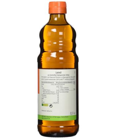 Buy RAPUNZEL Organic Linseed Oil 500ml - 1 Pack | Premium Quality Cold-Pressed Flaxseed Oil for Healthy Cooking & Nutrition - Ships Worldwide - Buy Online on GoSupps.com