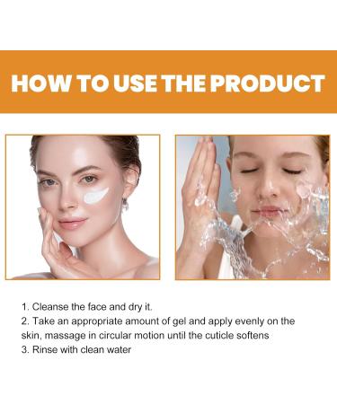 Citrus Vitamin C Exfoliating Gel Deep Cleaning Skin Exfoliator Fight Dullness Face Wash Moisturizing Natural Smoothing Soften Face Scrub Exfoliator Skin Tone Improving Exfoliator For All Skin Types - Buy Online on GoSupps.com