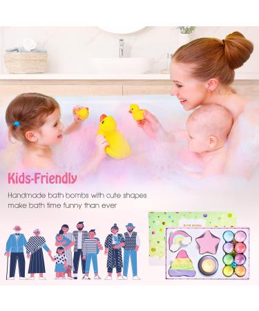 Bath Bombs Gift Set 12 Fizzy Bubble Bath Bombs Handmade Organic Natural Vegan Spa Bath Bomb Kit with Different Organic Essential Oils - Buy Online on GoSupps.com