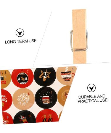 TOVINANNA 72 Pcs Countdown Candy Bag DIY Advent Calendar Advent Calendar Pouches Drawstring Bags Wood - Buy Online on GoSupps.com