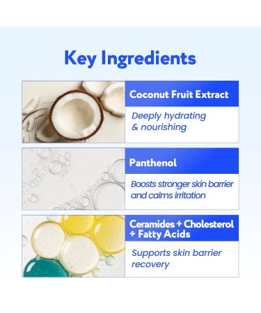 SOONDING | Coconut Jelly Pudding Pore Cleanser (50ml / 1.69 fl oz) + Coconut Hydro Barrier Cream (80ml / 2.7 fl oz) Duo - Buy Online on GoSupps.com
