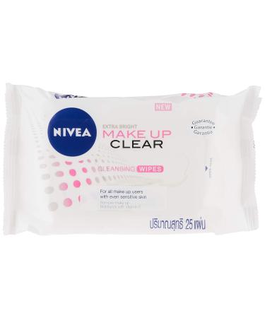 Nivea Make up Clear Cleansing Wipes 25sheets