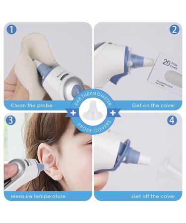 200 Pack Brown Thermoscan Protective Caps | Ear Thermometer Caps for All Brown Models | Ideal Fever Thermometer Accessories - Buy Online on GoSupps.com