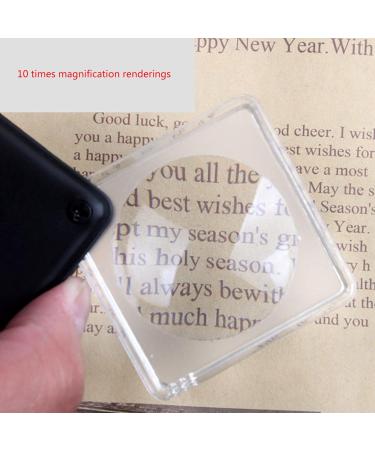 5X Folding Pocket Magnifying Glass Optical Glass Magnifier Portable Suitable for Outdoor Camping Hiking Diameter 42mm Small Gift - Buy Online on GoSupps.com