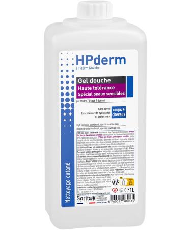  SORIFA Pack of 3 HPderm shower gels - HIGH TOLERANCE shower gel - Special for sensitive skin - 1 liter bottle - Buy Online on GoSupps.com
