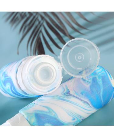 Gemice Travel Bottles 85ml - TSA Approved Leak-Proof BPA-Free Travel Accessories for Shampoo & Soap (Set of 4) - Buy Online on GoSupps.com