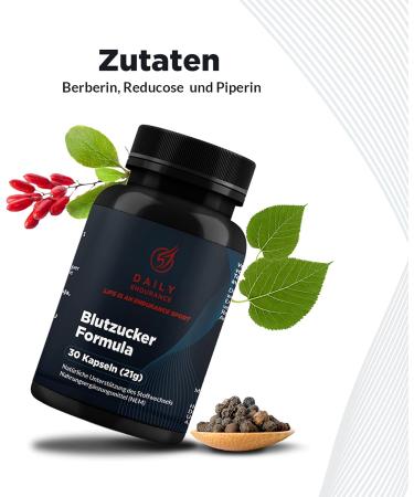 Berberine 750mg Capsules - 30 Vegan Blood Sugar Support - Keto & Paleo Friendly - Natural Carb Blocker for Weight Loss & Endurance - Buy Online on GoSupps.com