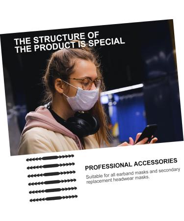 Exceart 60 Pcal Mask Hook Ear Extending Tape | Facial Cover Ear Belt for Pressure Relief & Comfort - Buy Online on GoSupps.com