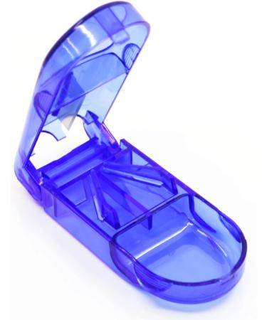 Easy Open 7 Day Travel Pill Organizer Box - Small to Medium Weekly Case for Medications Vitamins & Prescriptions - Includes Tablet Cutter - Rainbow Reminder - Buy Online on GoSupps.com