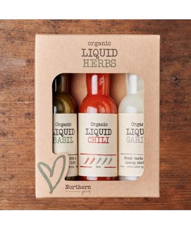 Organic Liquid Herbs Gift Box - 3 x 40ml Bottles - Buy Online on GoSupps.com
