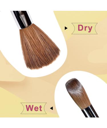 TEOYALL Kolinsky Acrylic Nail Brush Size 8 - Premium Pure Kolinsky Brush for Nails Extension & Carving - Ideal for Nail Salon & Home Use - Buy Online on GoSupps.com