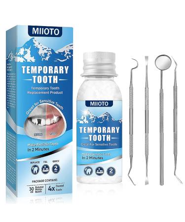 Moldable False Teeth temporary tooth repair kit dental repair set provisional dentures temporary dental repair pearls for temporary restoration of missing and broken teeth