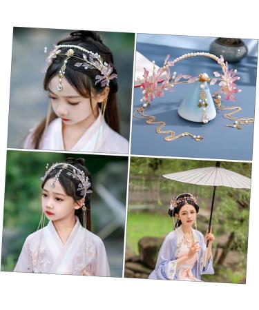 FOYTOKI 1pc Ancient Style Hair Crown Headdress Long Tassel Hair Accessory Vintage Hanfu Hair Accessory Chinese Traditional Hair Accessory Long Tassel Headdress Chinese Style Headband - Buy Online on GoSupps.com