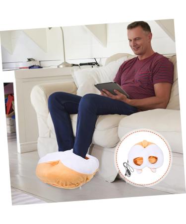Buy Solustre USB Heated Shoes & Foot Warmers | Winter Comfort & Warmth | Plush Boot & Pillow 36x33x16cm - Buy Online on GoSupps.com